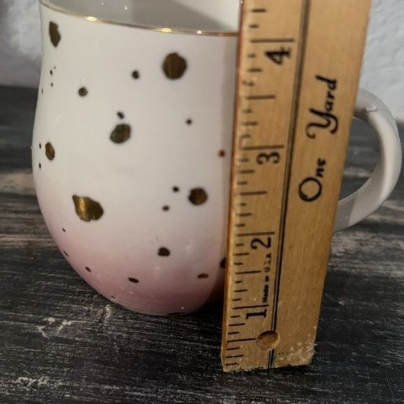 Pink & Gold Speckled Ceramic Mug By Prima Design - Picture 4 of 6